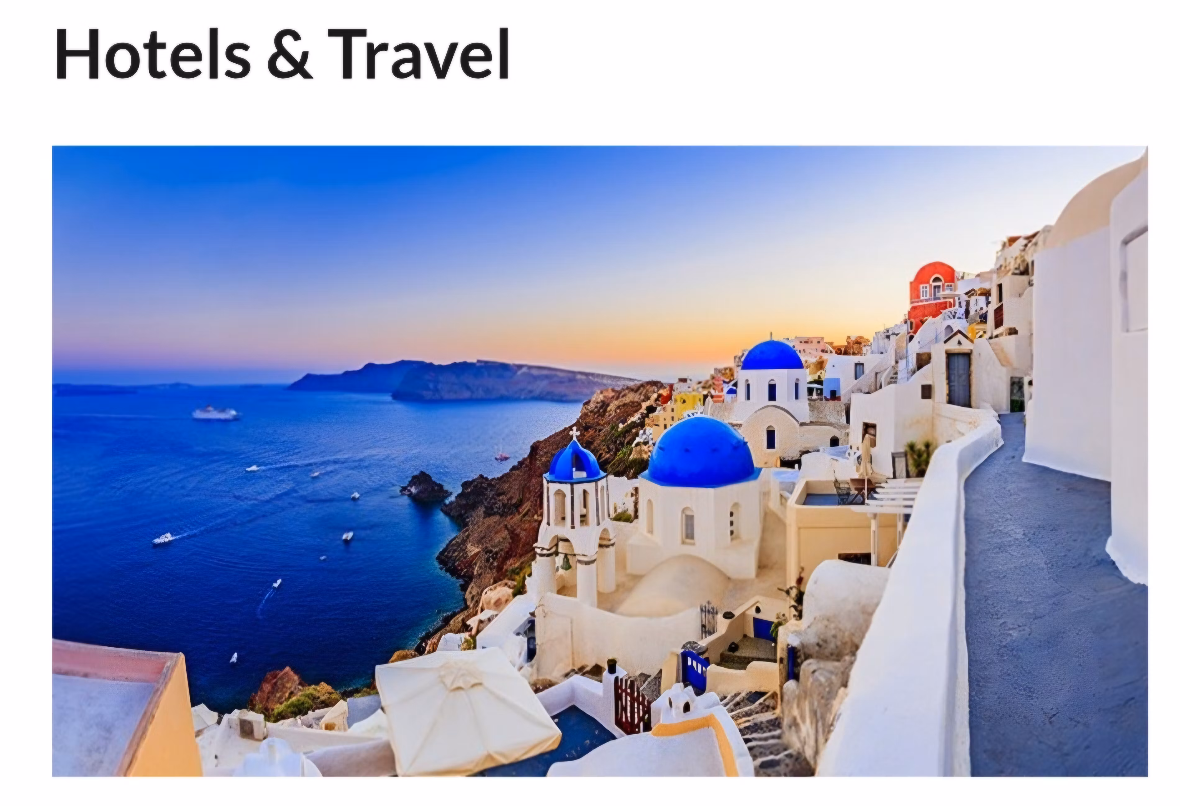 Travel affiliate