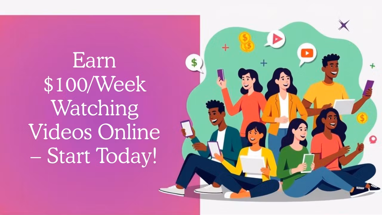Earn $100/Week Watching Videos