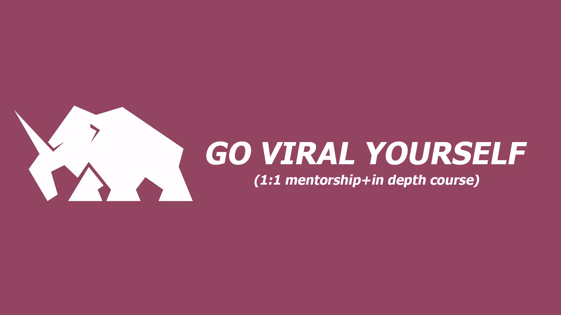 Go viral on your own Course