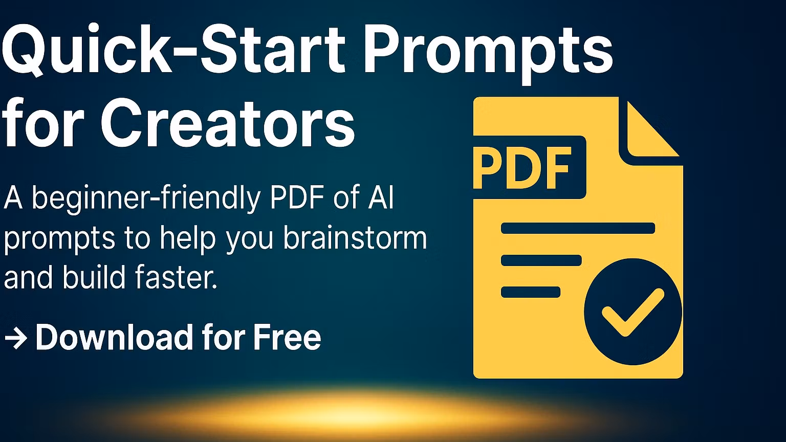 Quick-Start AI Prompts