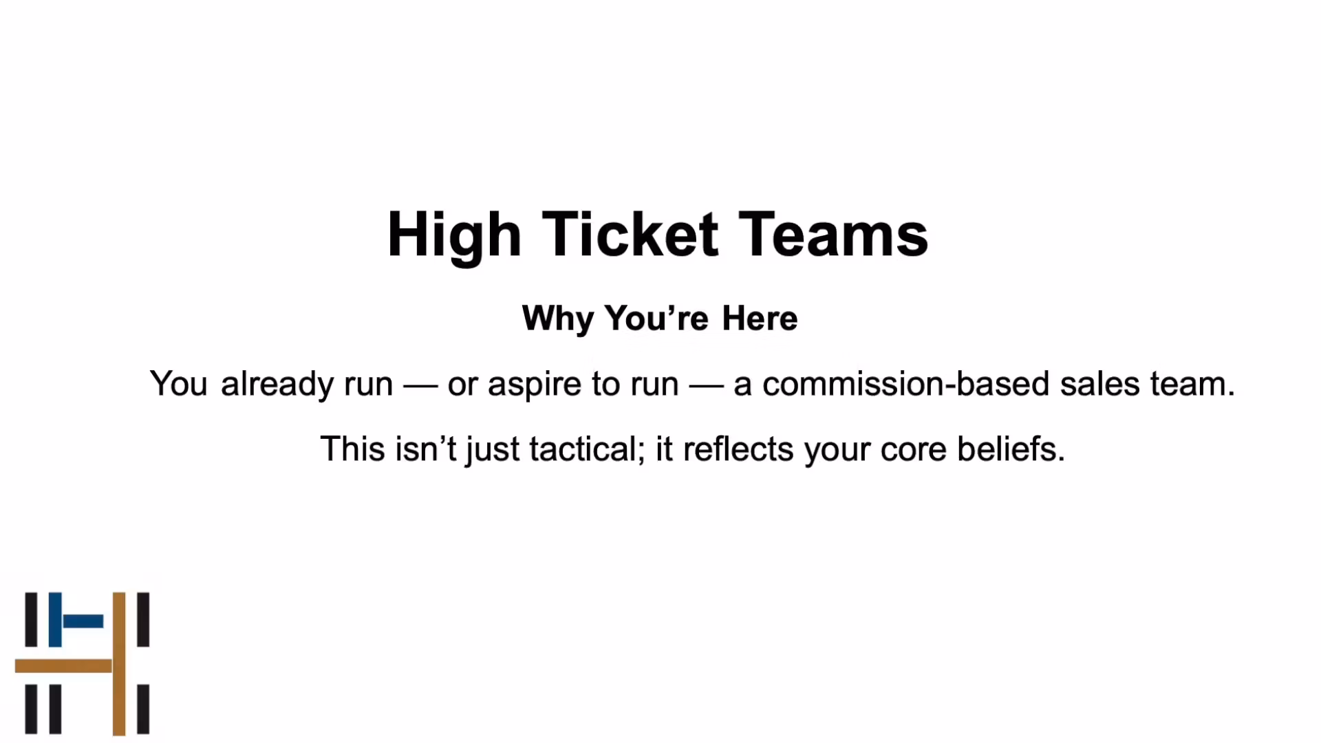 High Ticket Teams