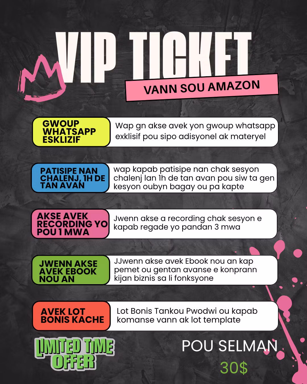 VIP 5 JOU CHALENJ #4 