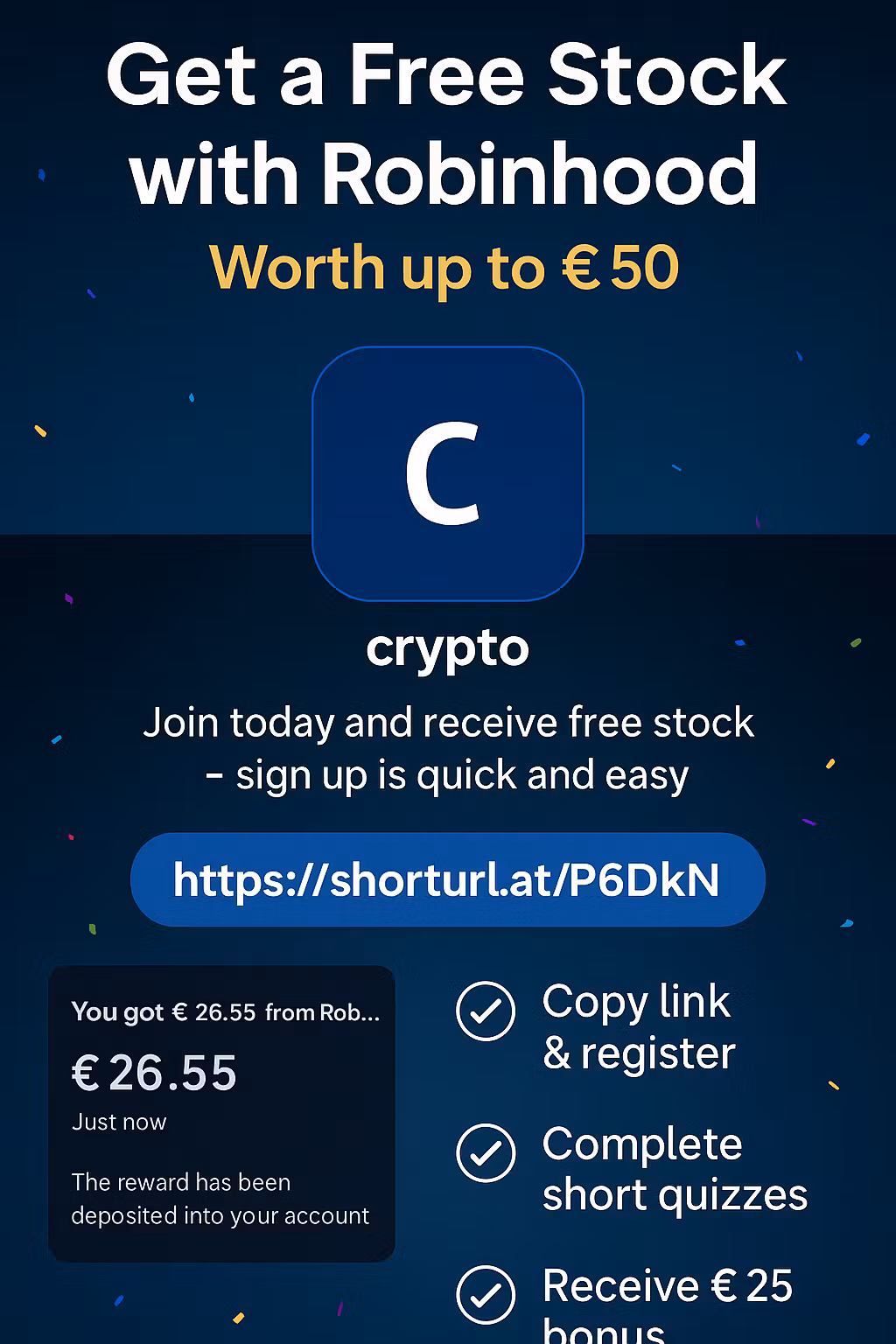 Claim Your €50 Bonus Fast