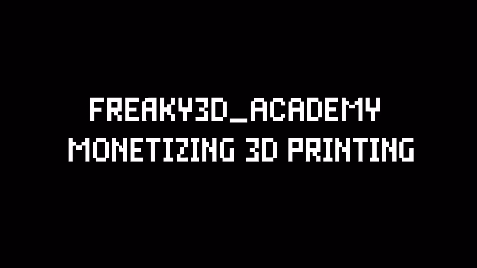 Monetizing 3D Printing