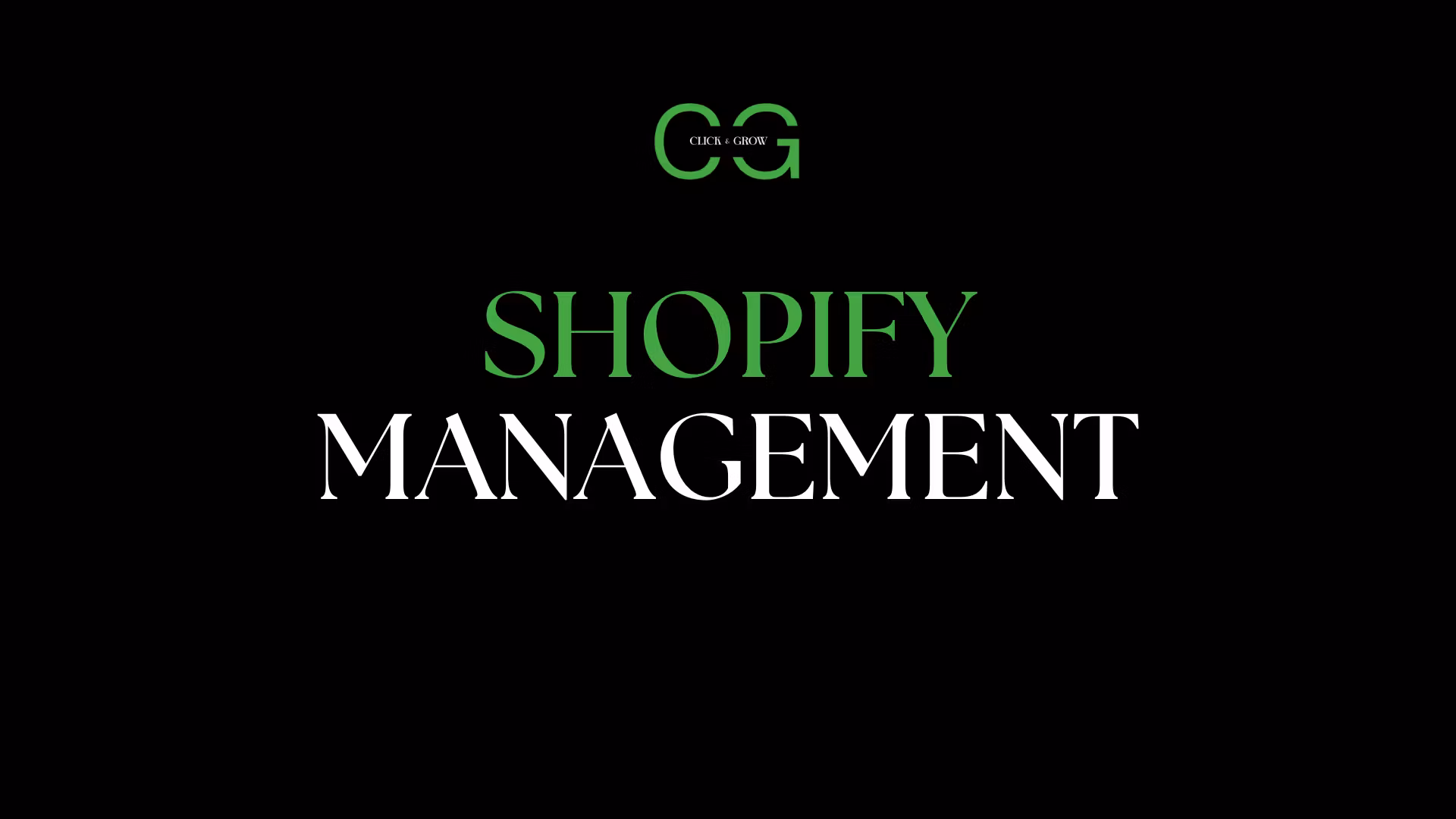Shopify Management