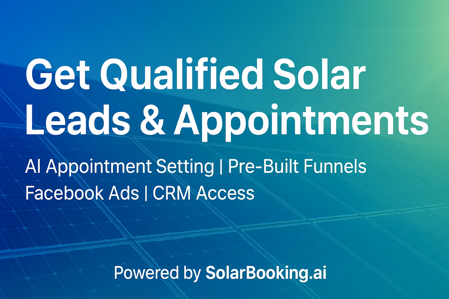 Solar Booking-Leads Generation