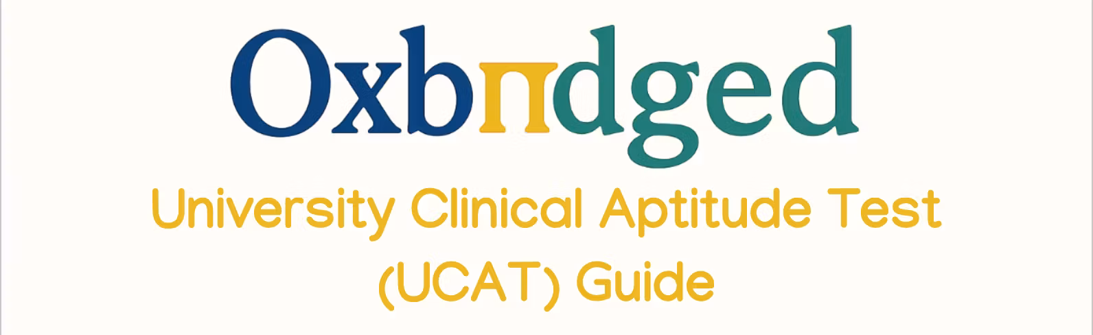 UCAT Guide