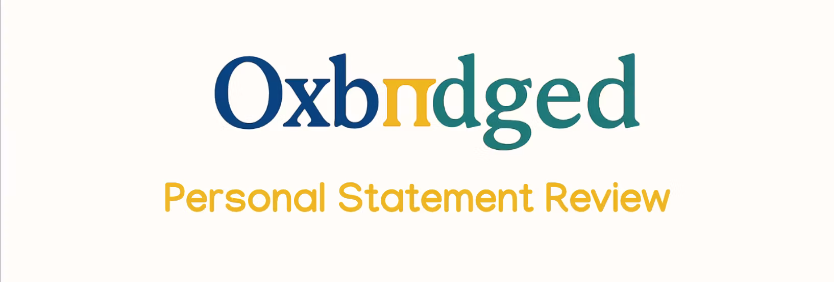 Personal Statement Review