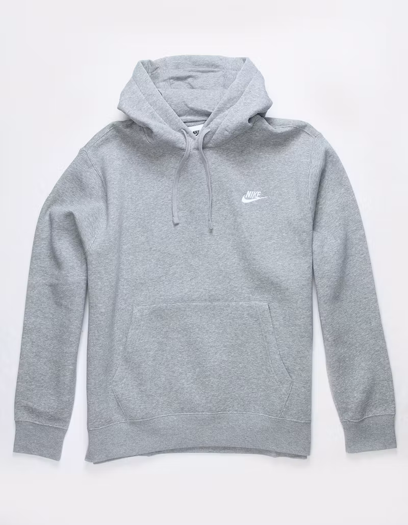 Grey Nike Pullover Hoodie