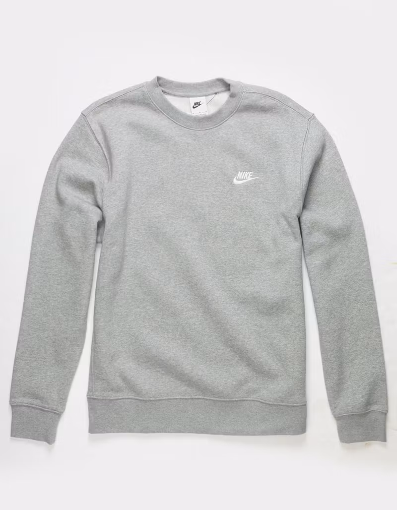 Grey Nike Crewneck Sweatshirt