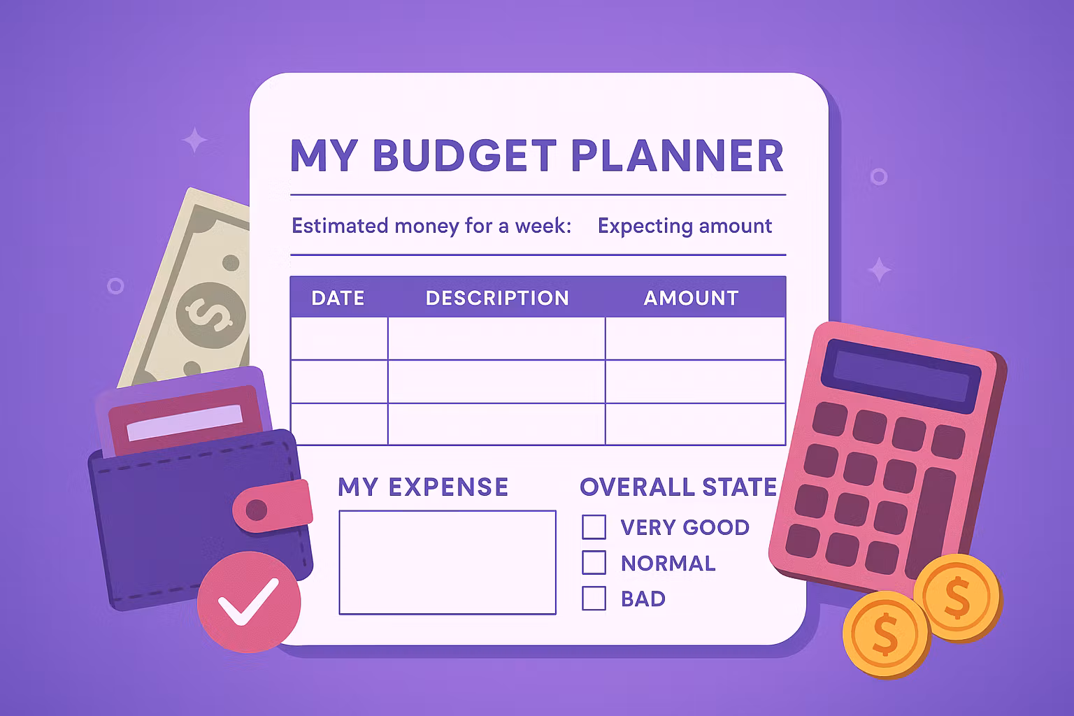 monthly budget planner