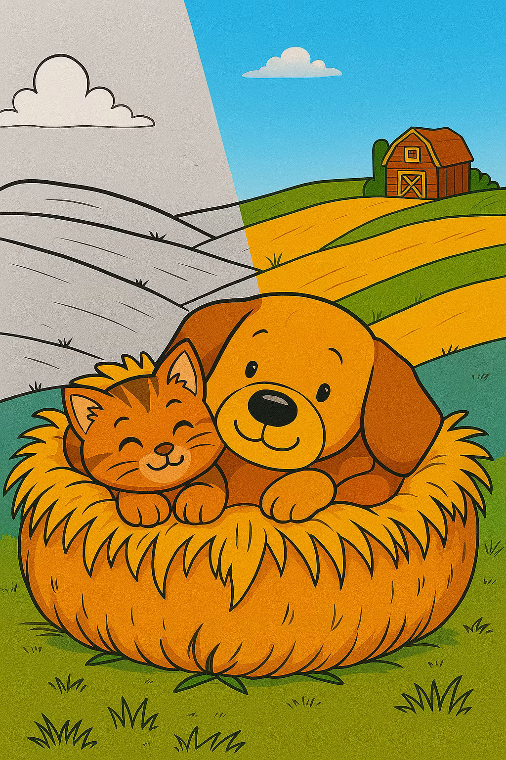 20 farm coloring pages