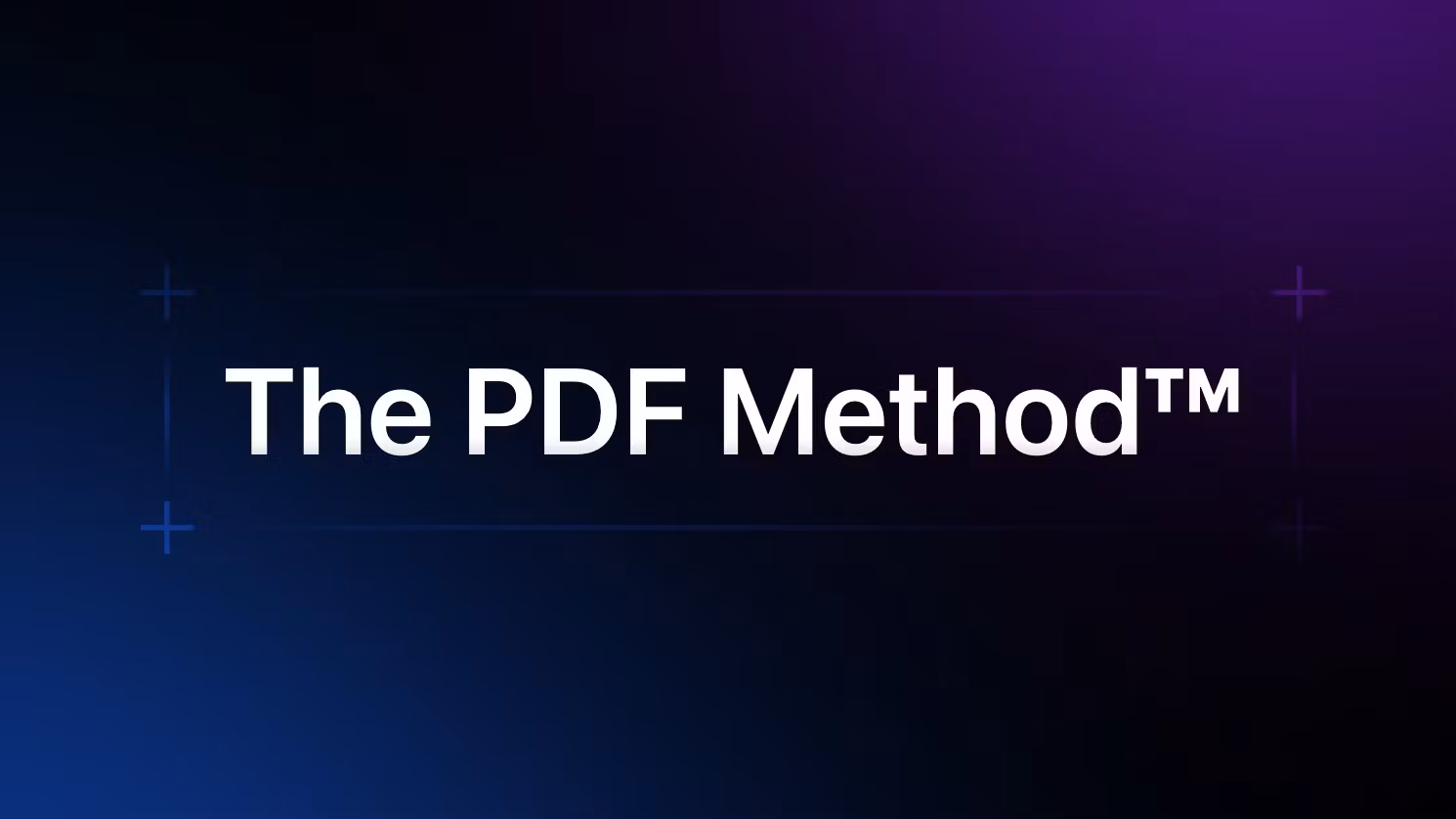 The PDF Method™