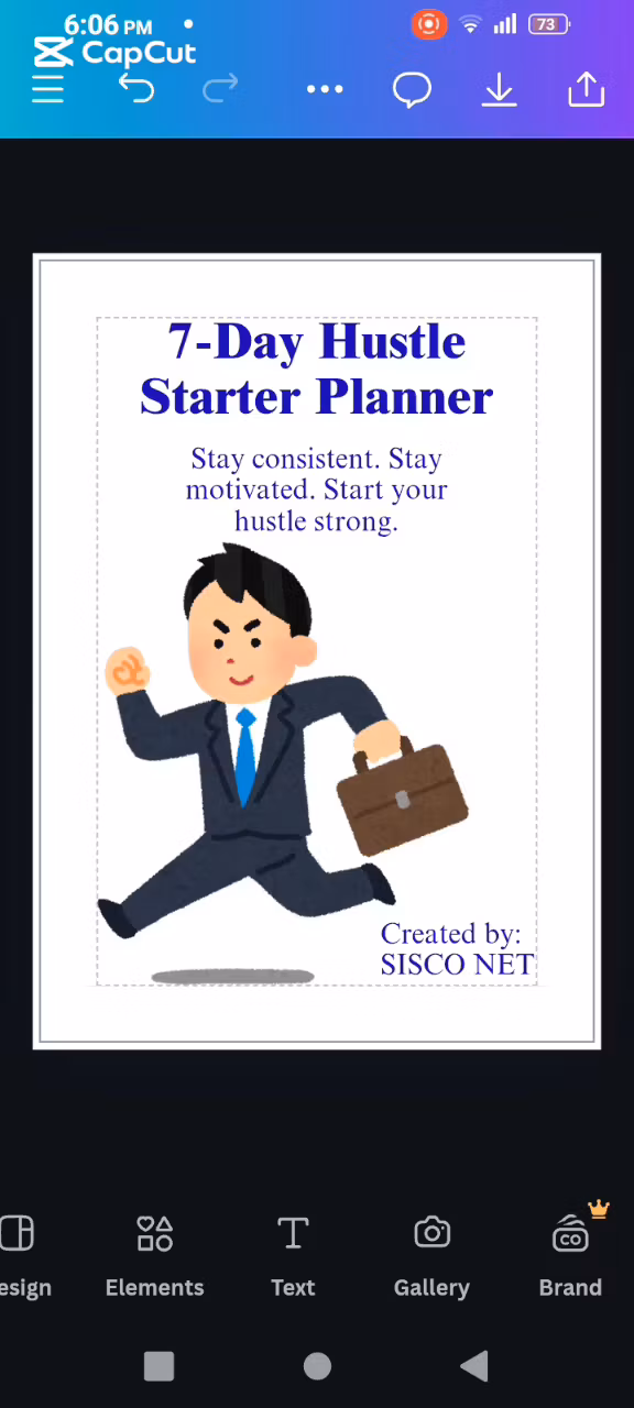 7 DAYS HUSTLE STARTER PLANNER 
