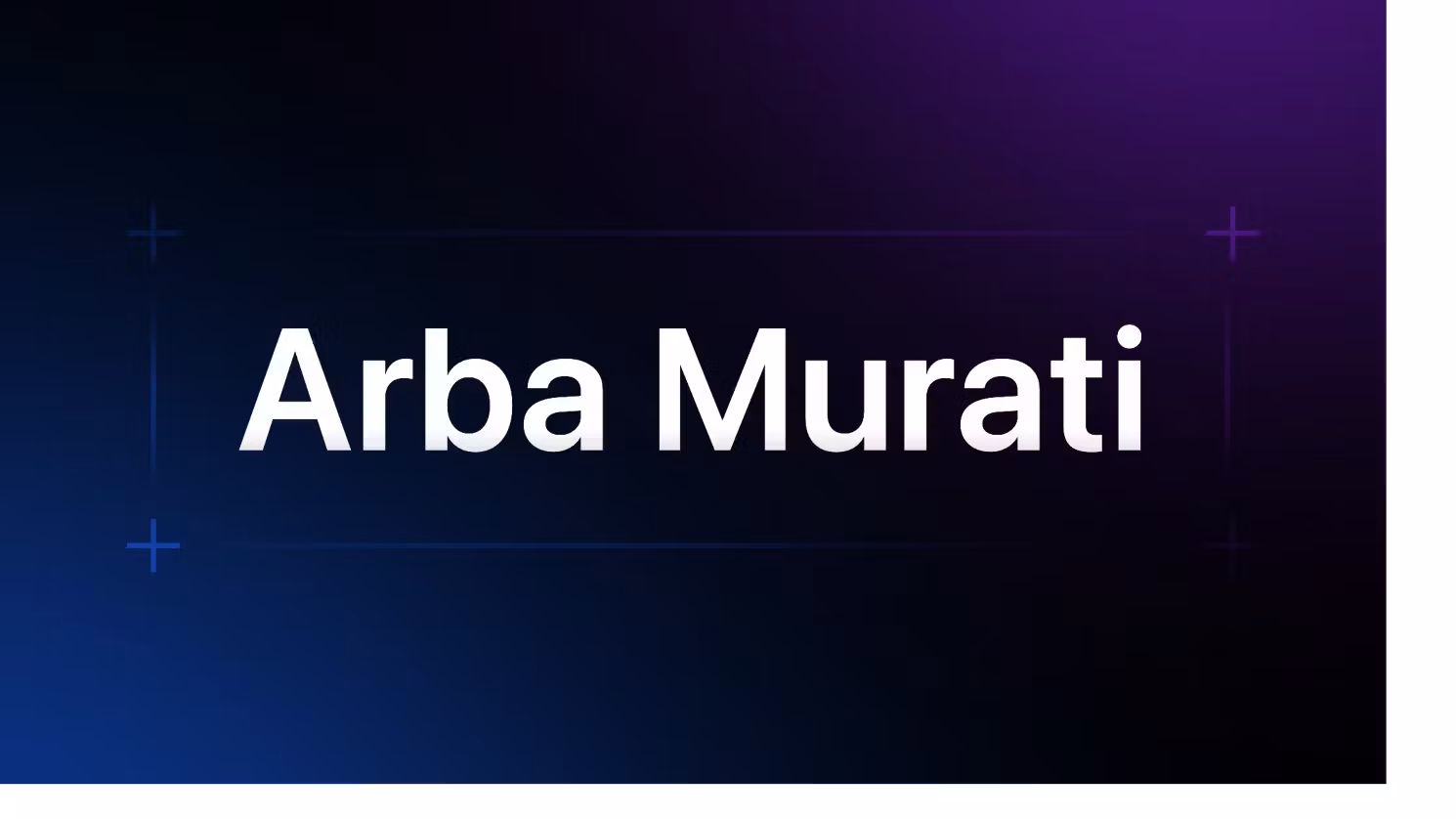 Arba Murati AI Insider