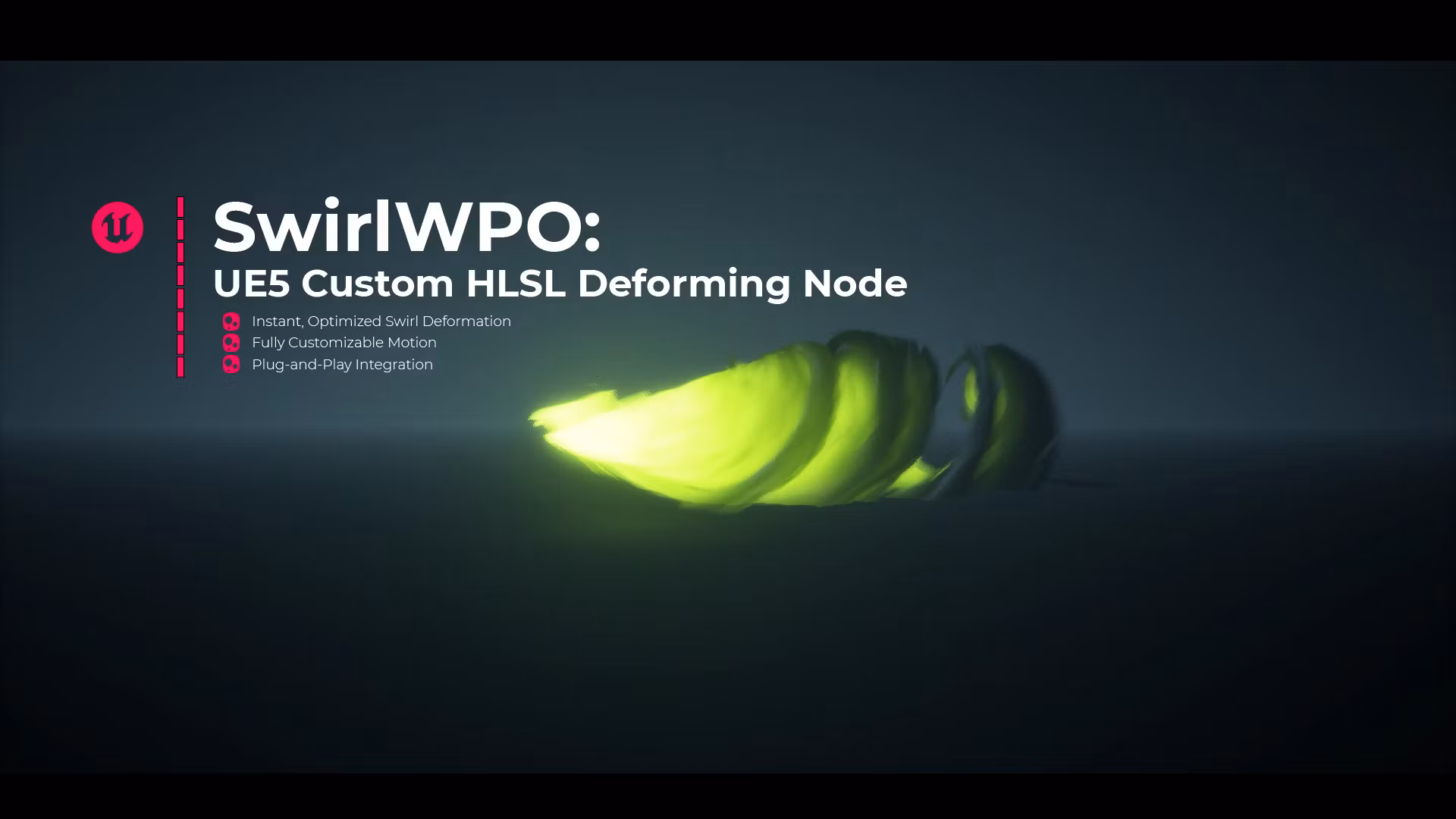 SwirlWPO: UE5 Custom HLSL Node