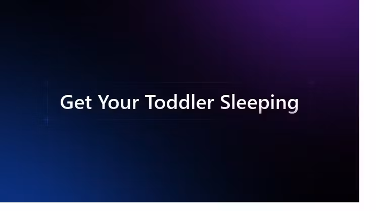 Toddler Sleep Reset