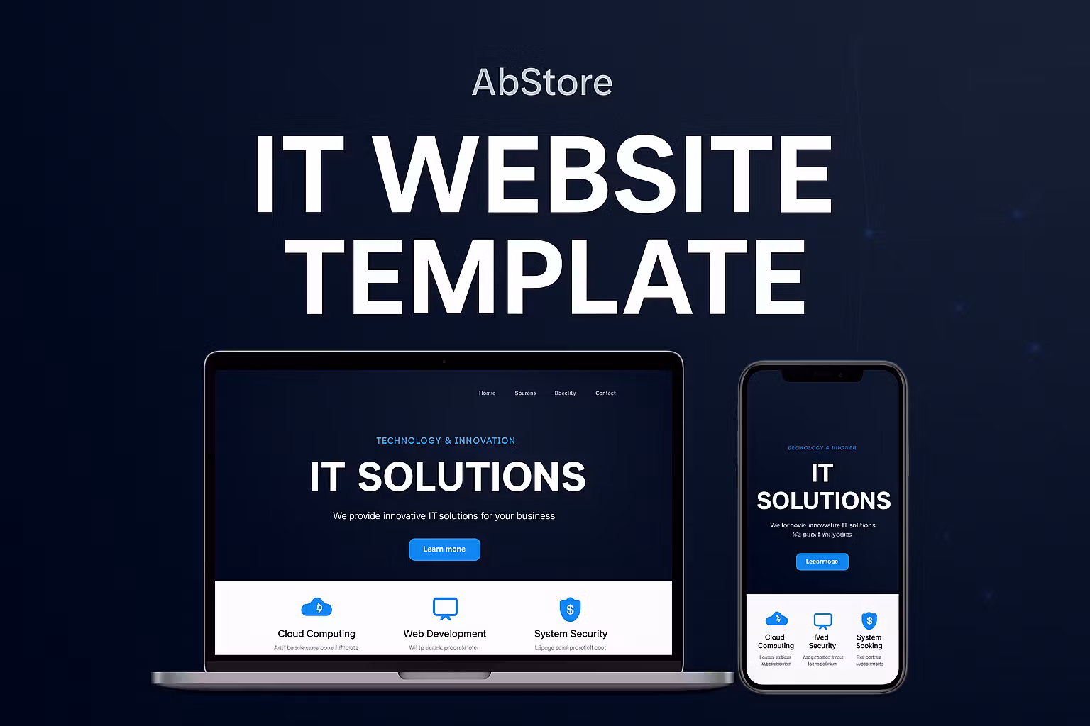 IT Website Template