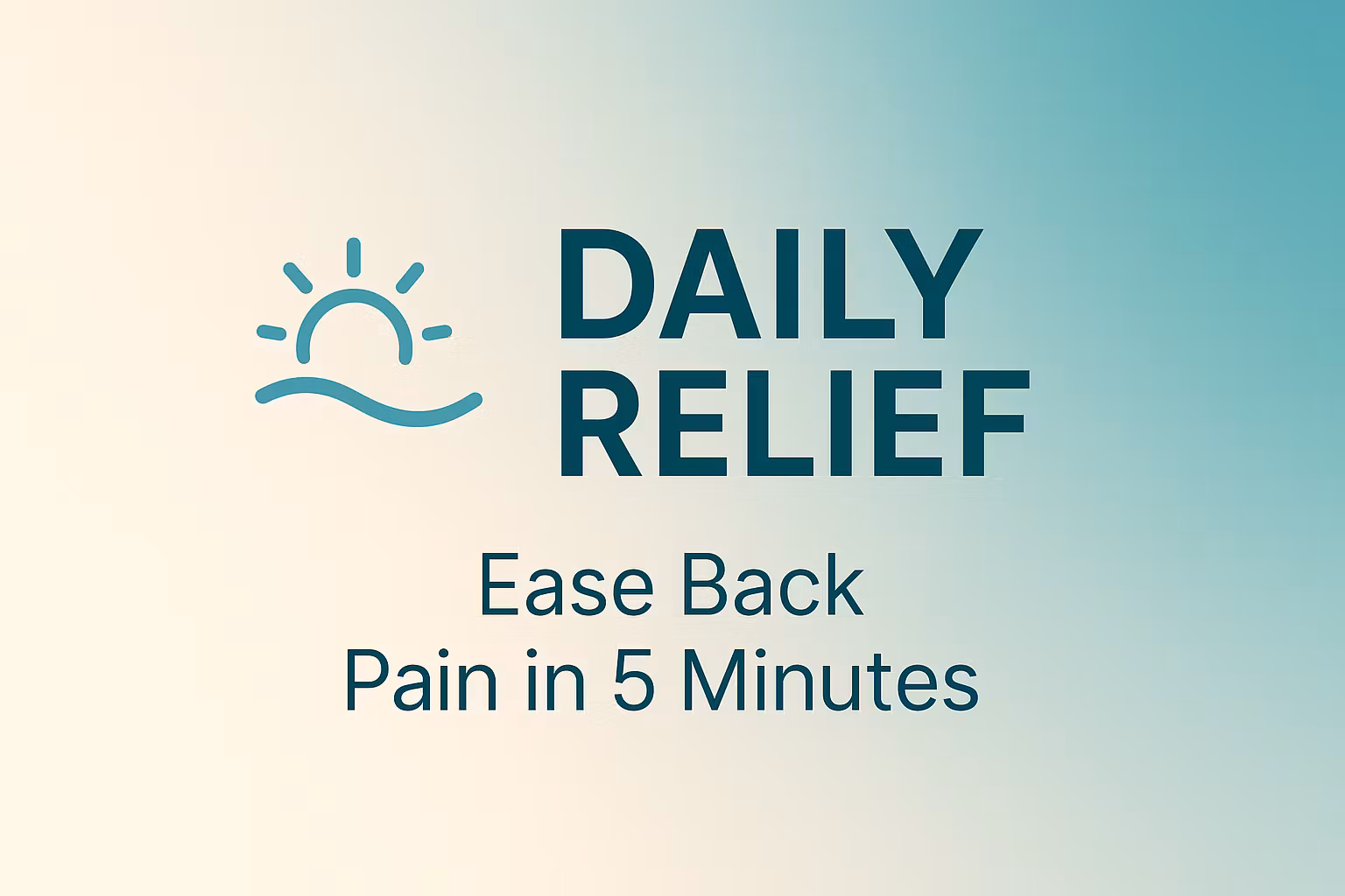 Lower Back Relief