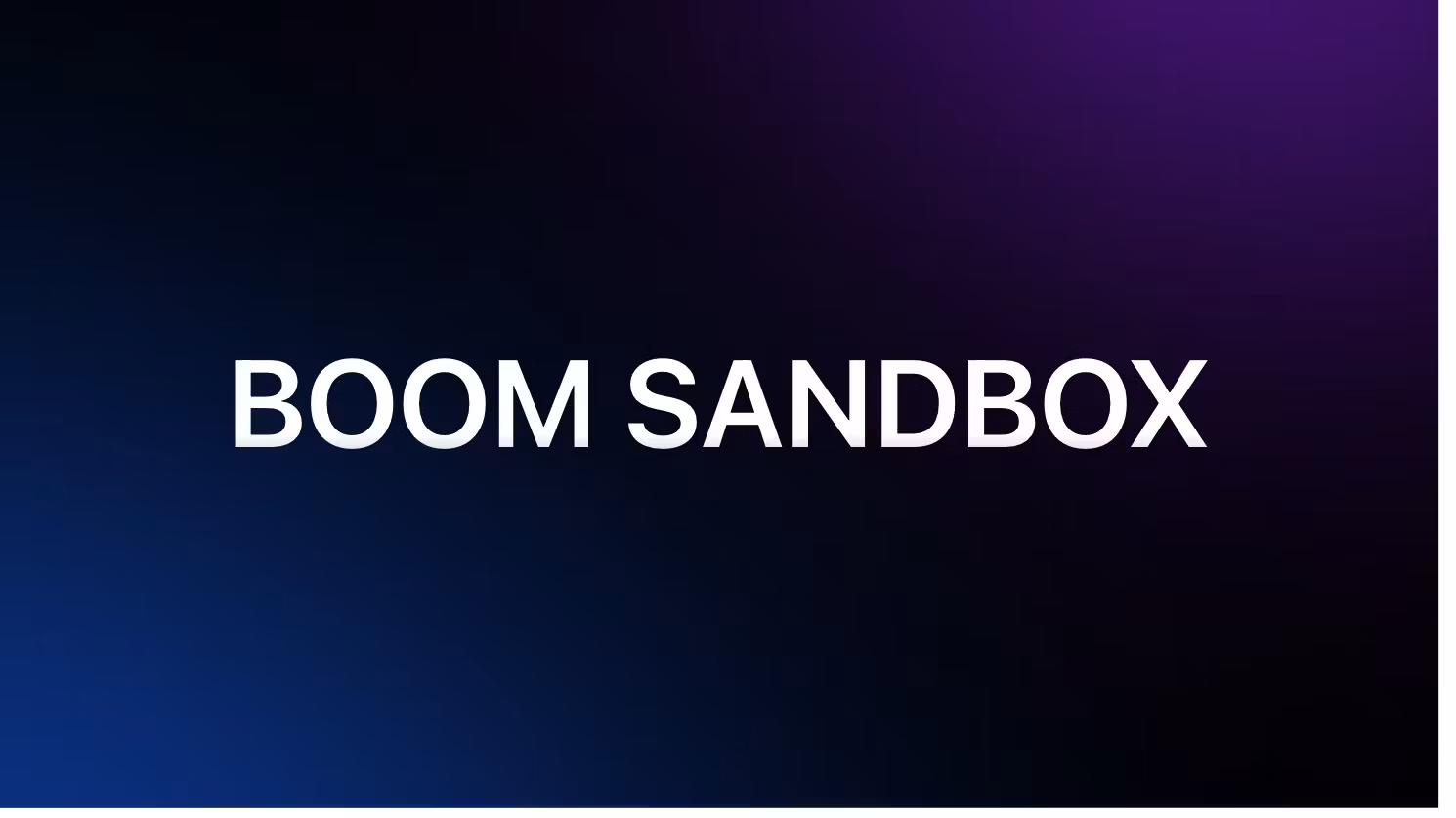 SANDBOX