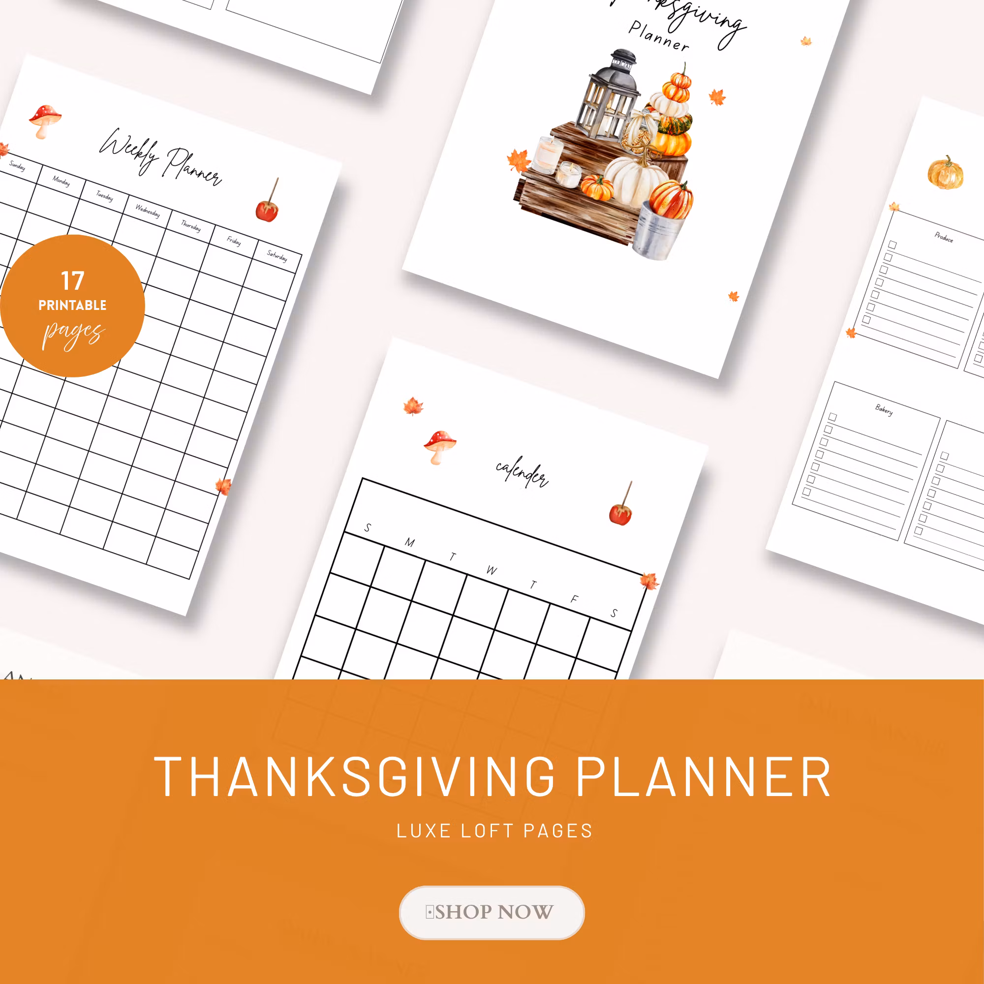 Thanksgiving Planning Kit