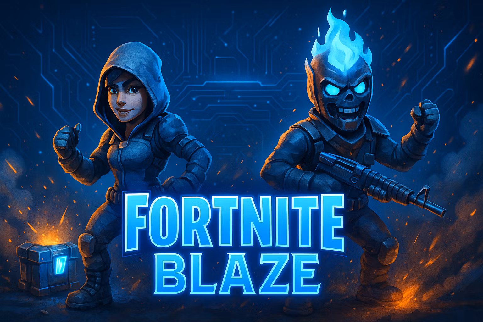 “Fortnite Blaze Female Pack 5