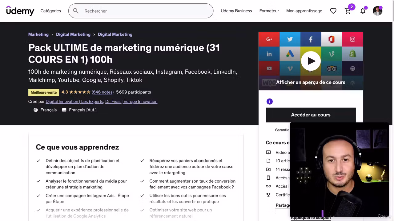 Formation en Marketing Digital