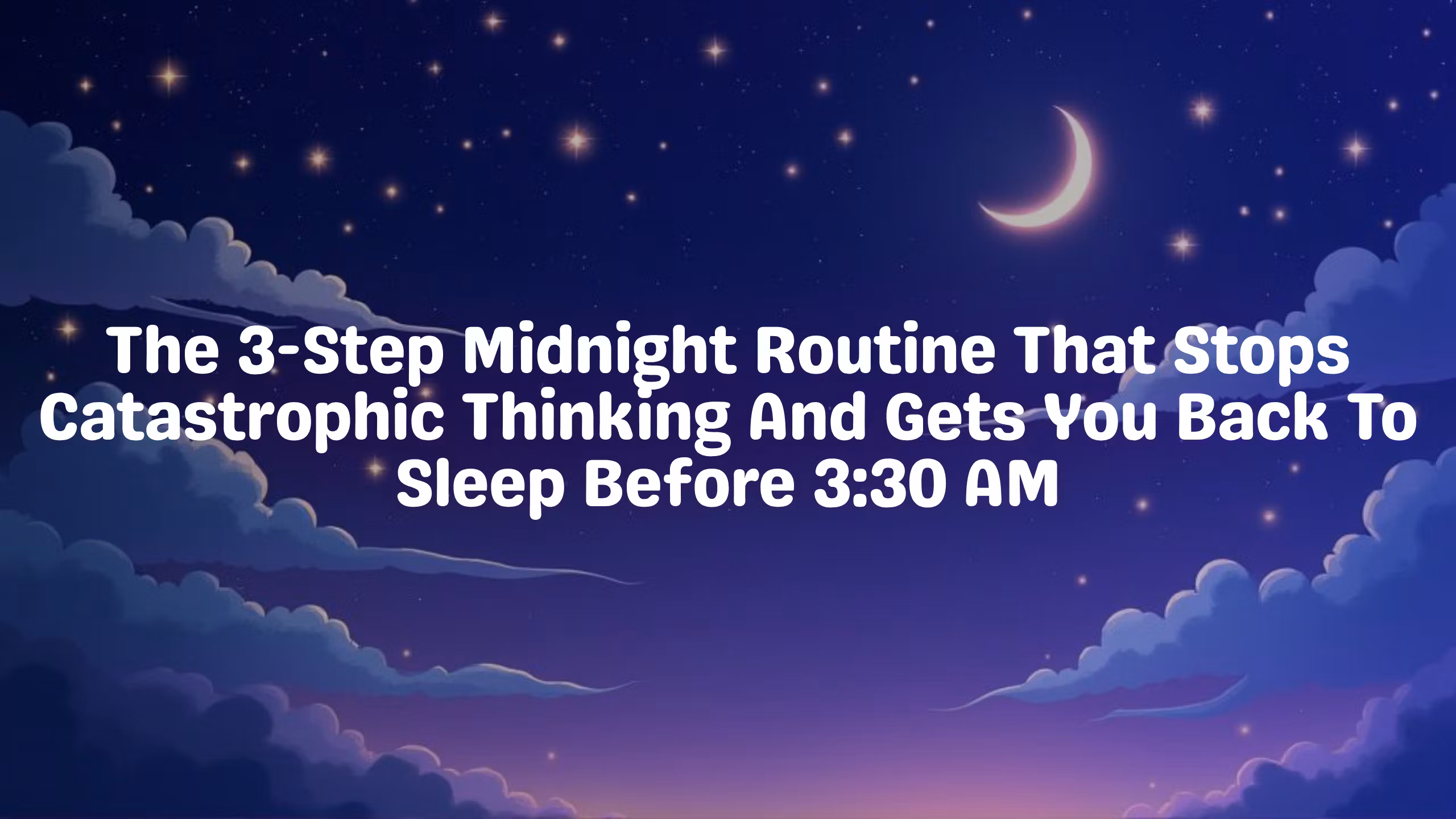 PERIMENOPAUSE SLEEP SOLUTION