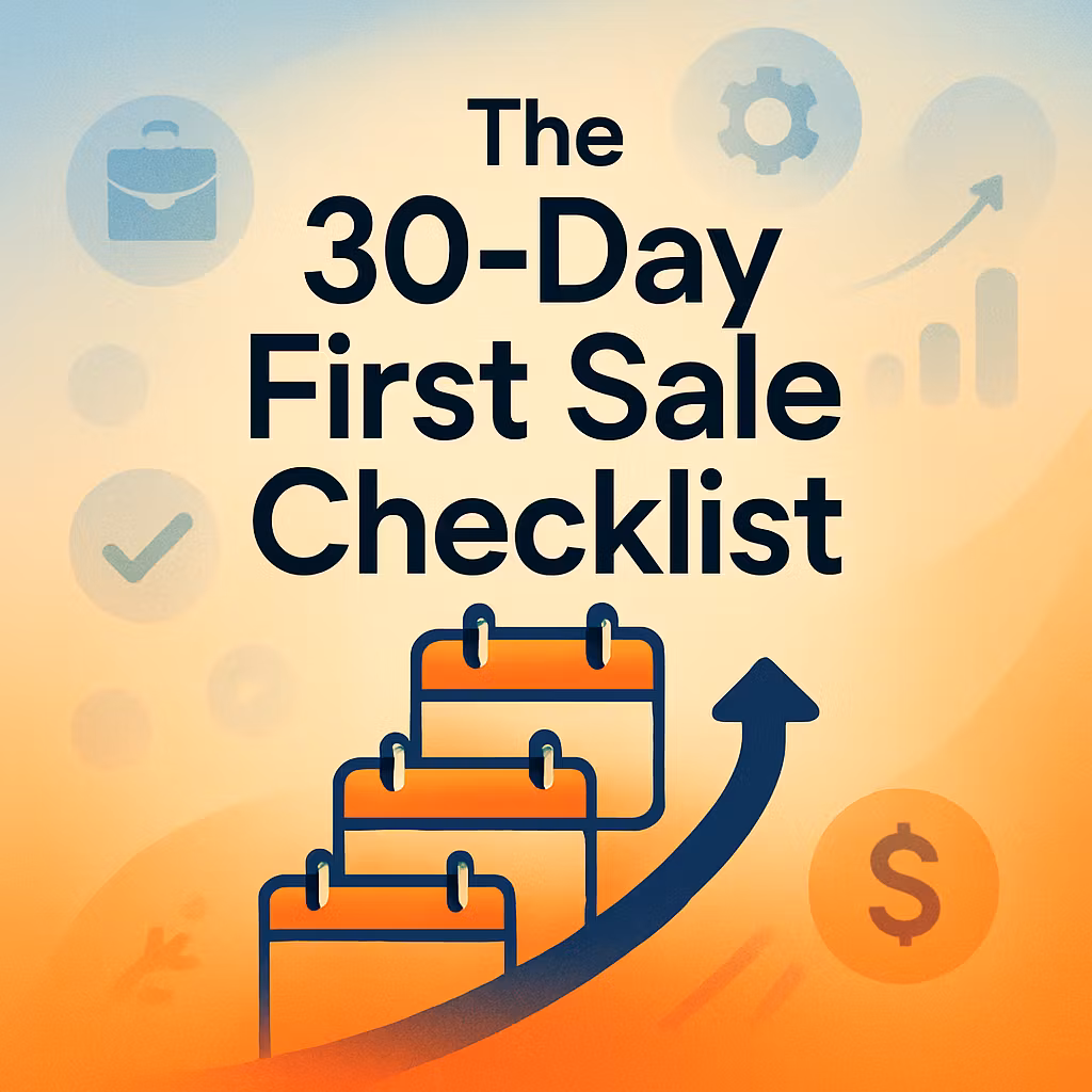 Getting Your First Sale