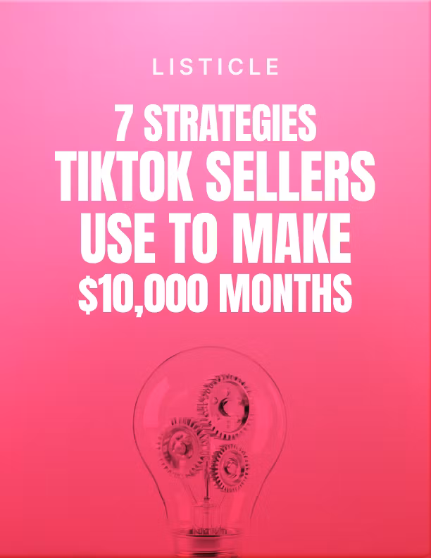 TikTok $10K - 7 Strategies