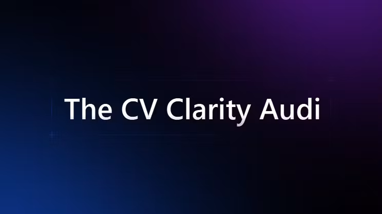 The CV Clarity Audit