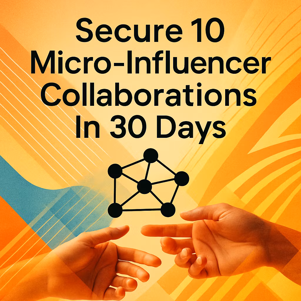 30-Day Influencer Plan