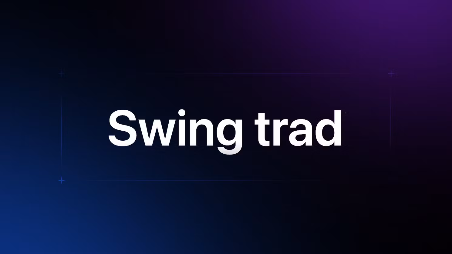 OZE.CO Swing Trade Sprint