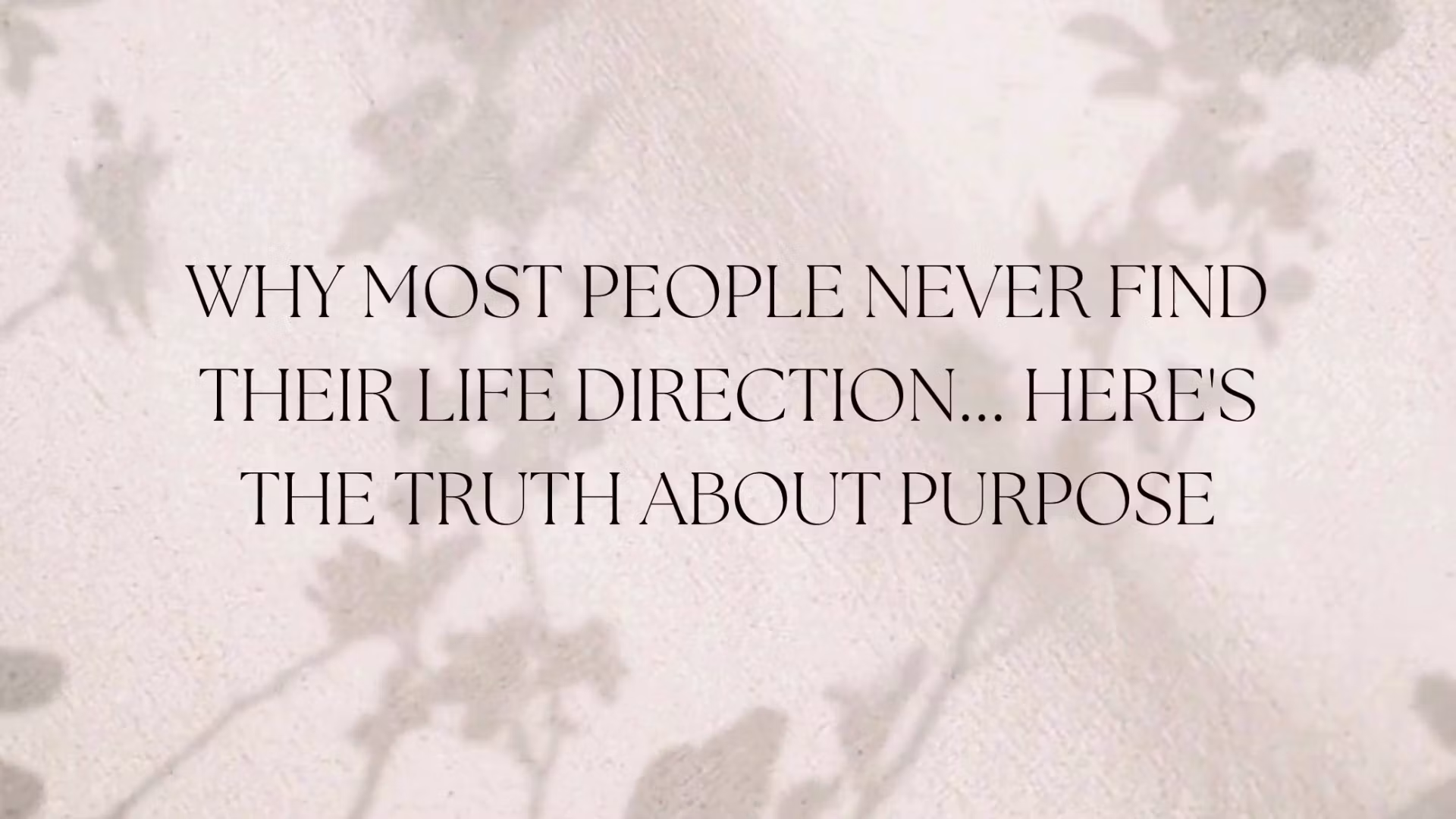 Finding your direction