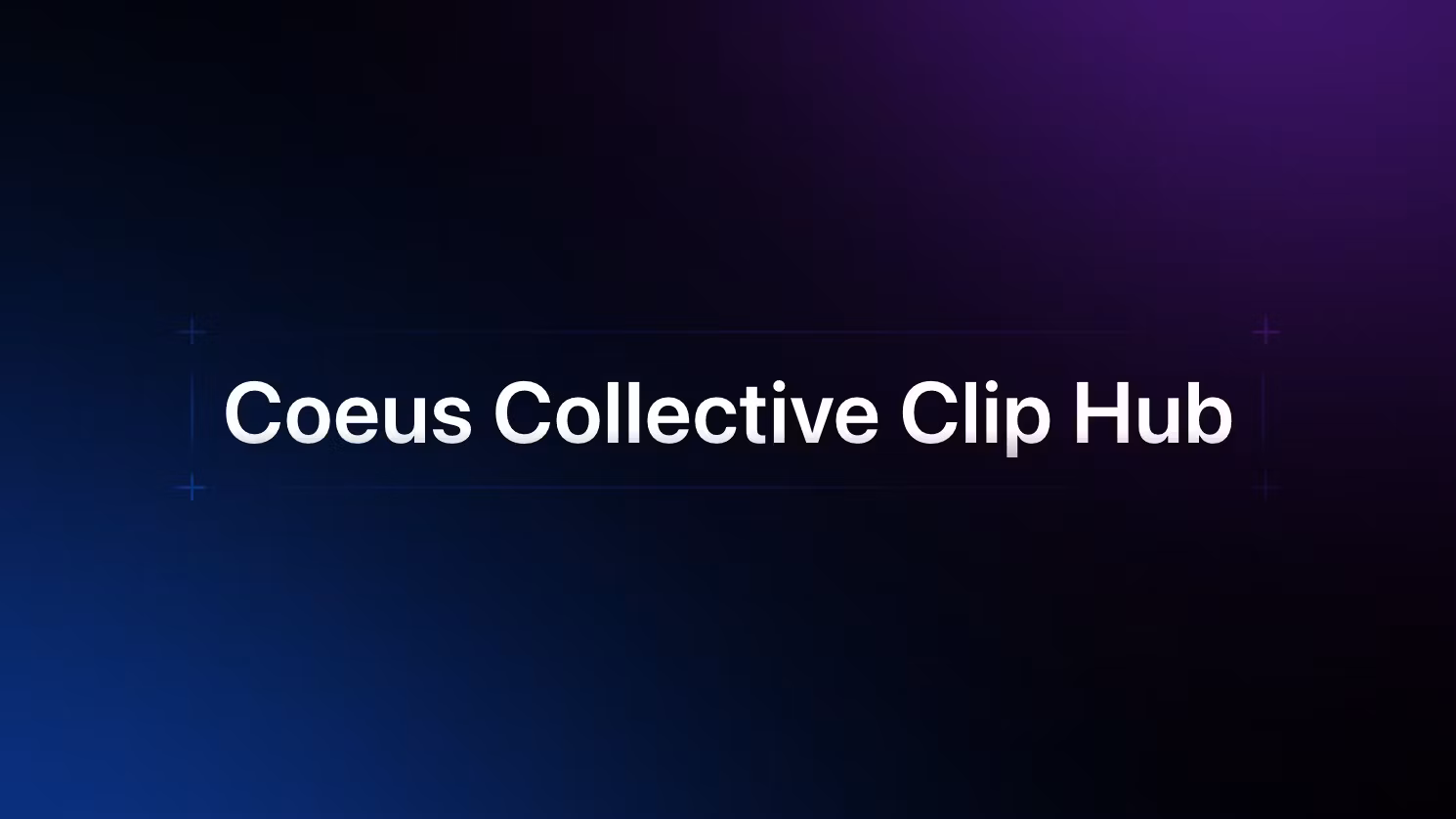 Coeus Collective Clipping Hub