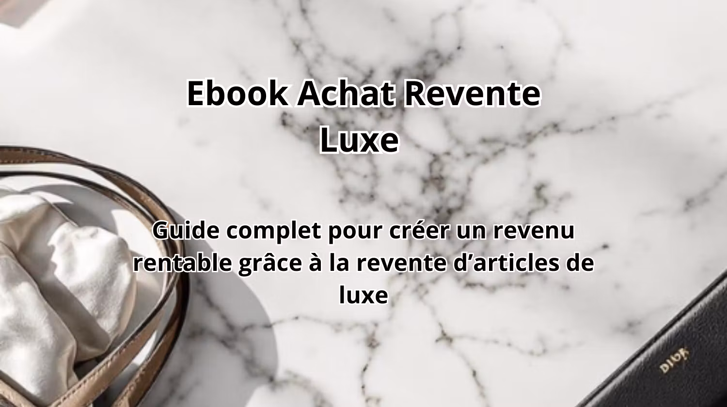 Ebook Achat Revente Luxe