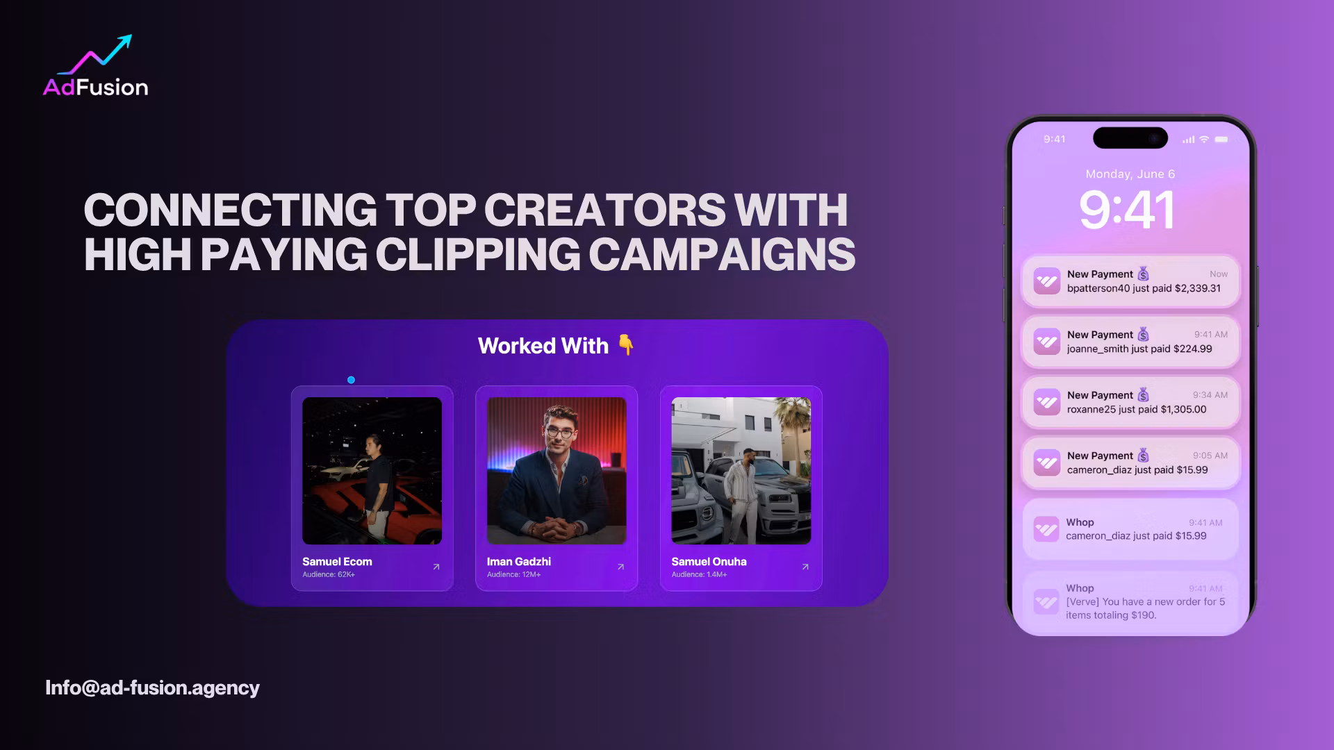 AdFusion Creator Hub