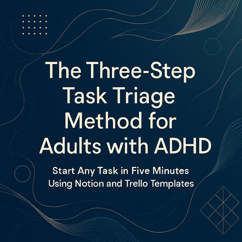 Triage Method for ADHD Adults
