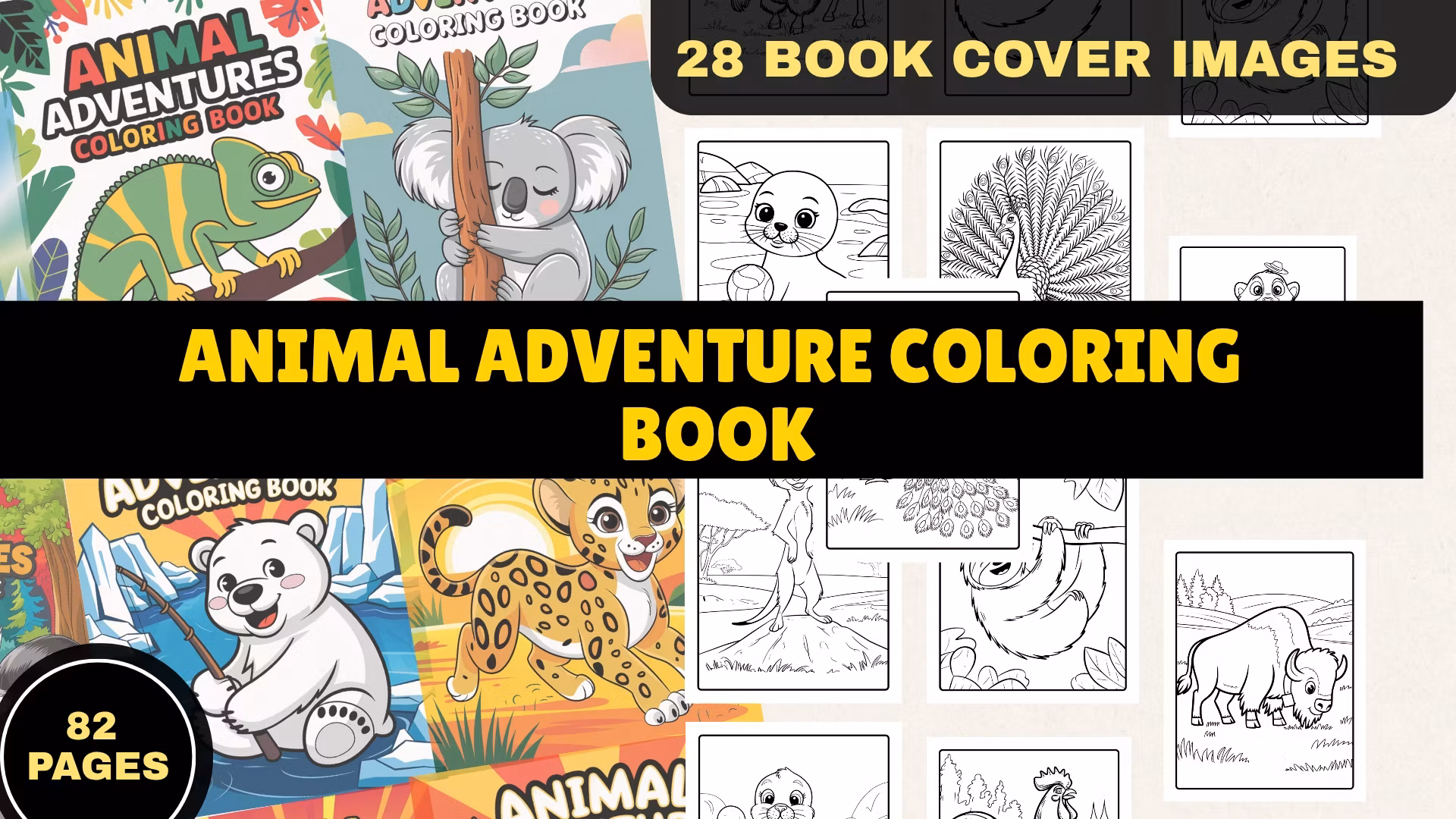 Animal Adventure Fun Book