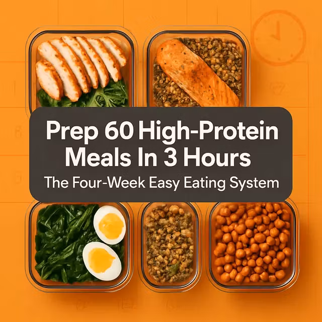 60 High-Protein Meals in 3 Hou