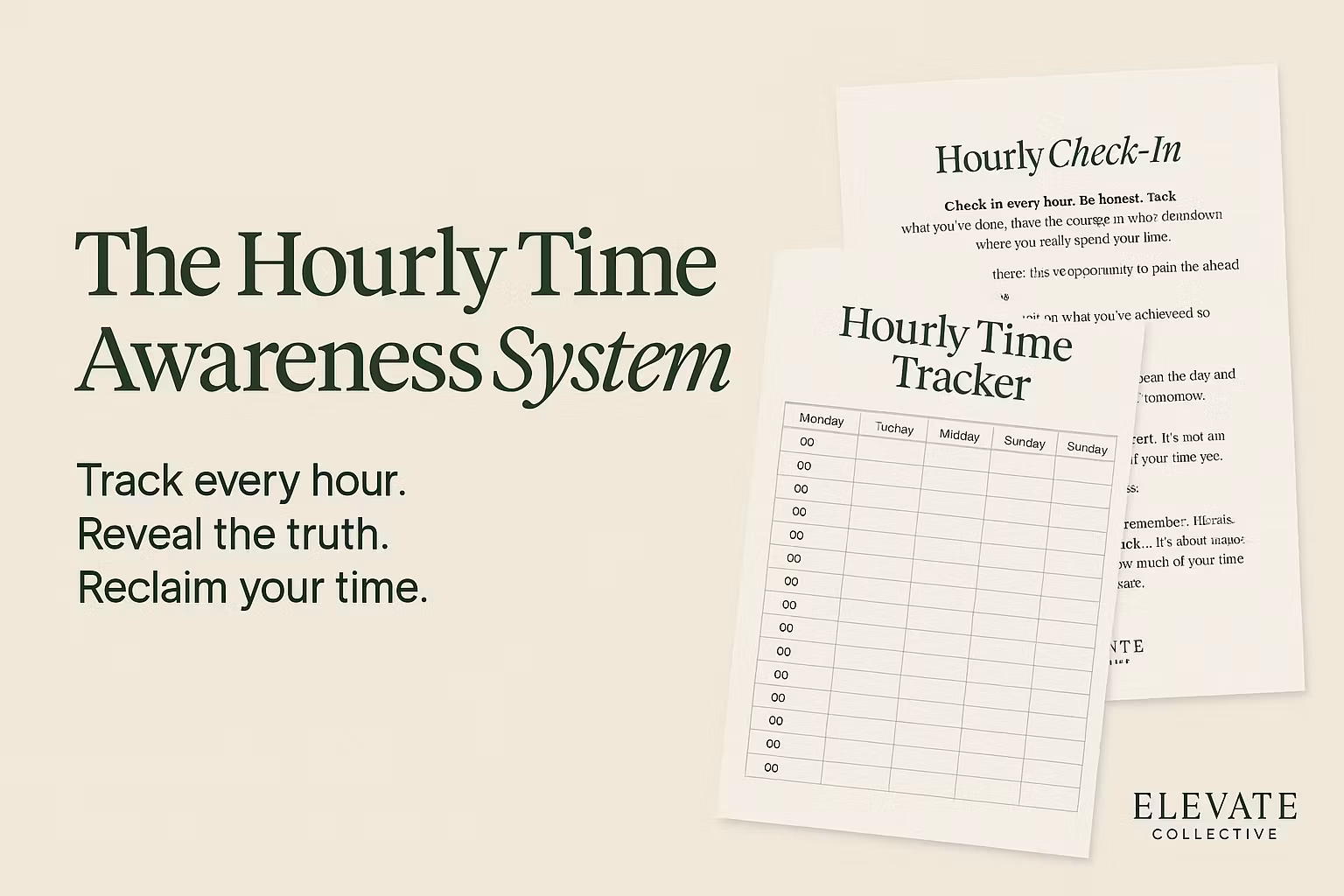 Hourly Time Awareness Tracker