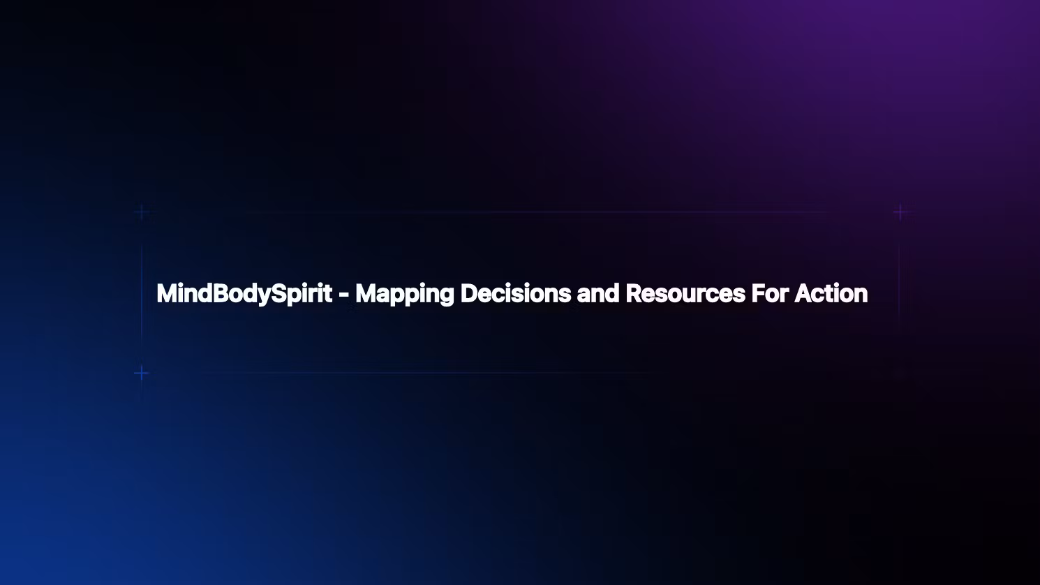 Weaving Decisions and Action