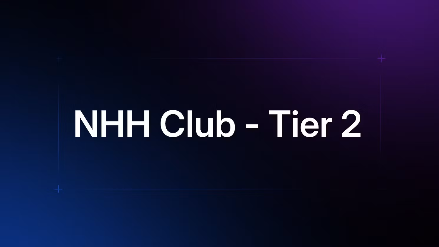 VIP NHH Club - Tier 2