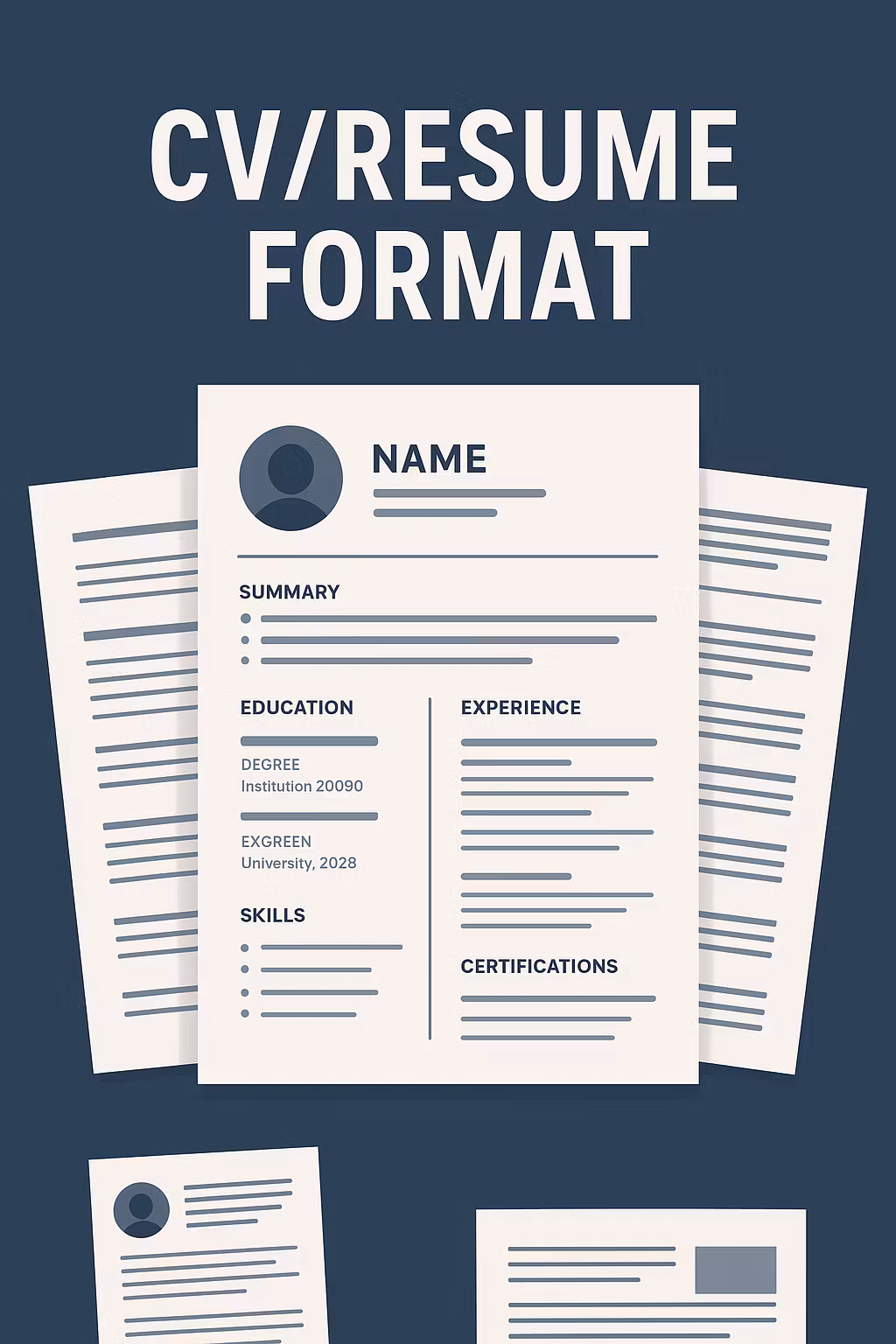 Resume/CV blueprint