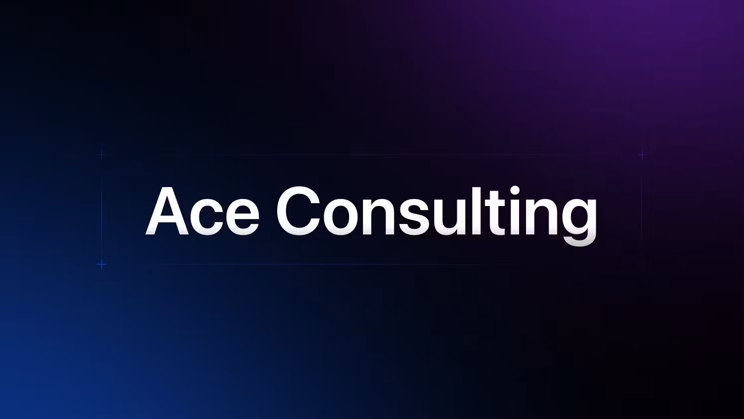 Ace consulting