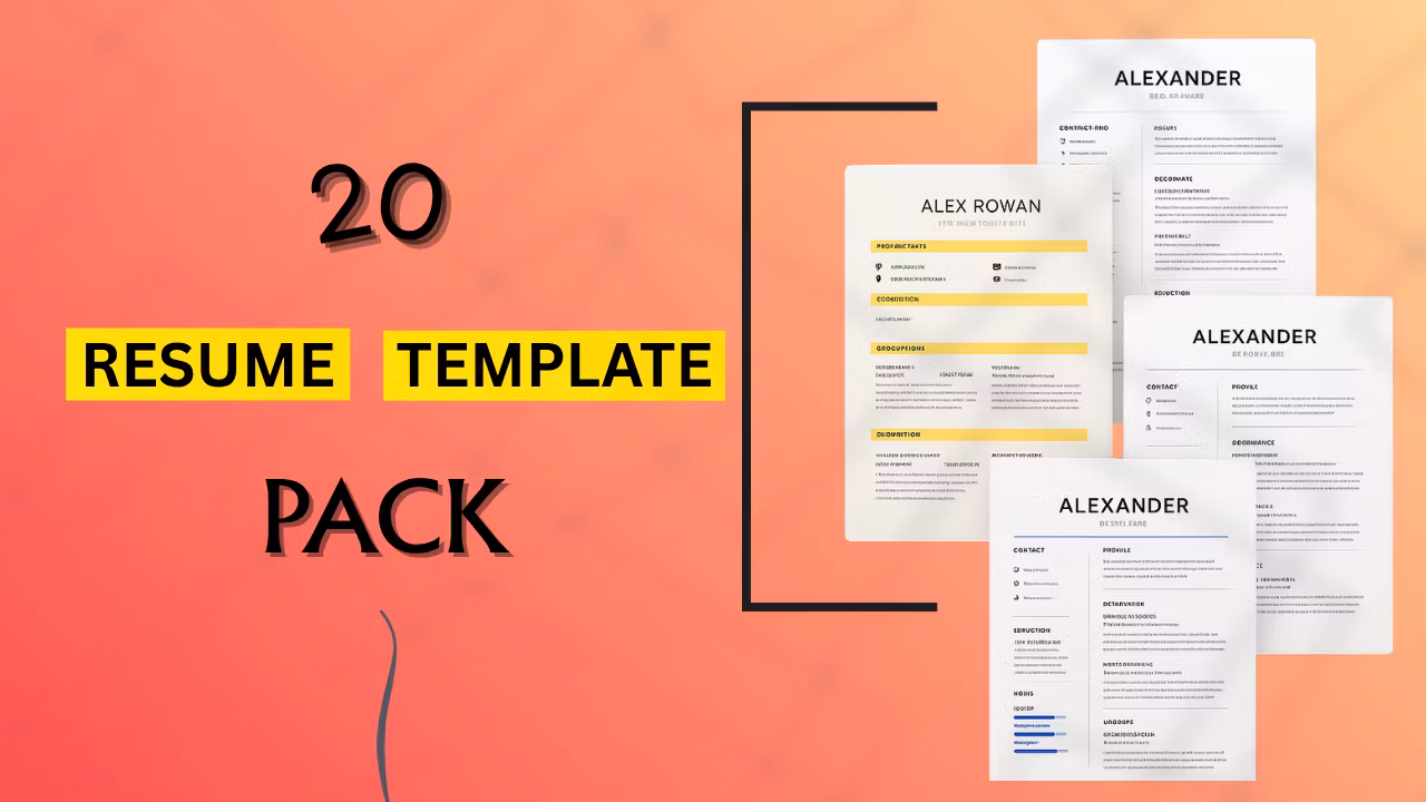 Resume Template Pack