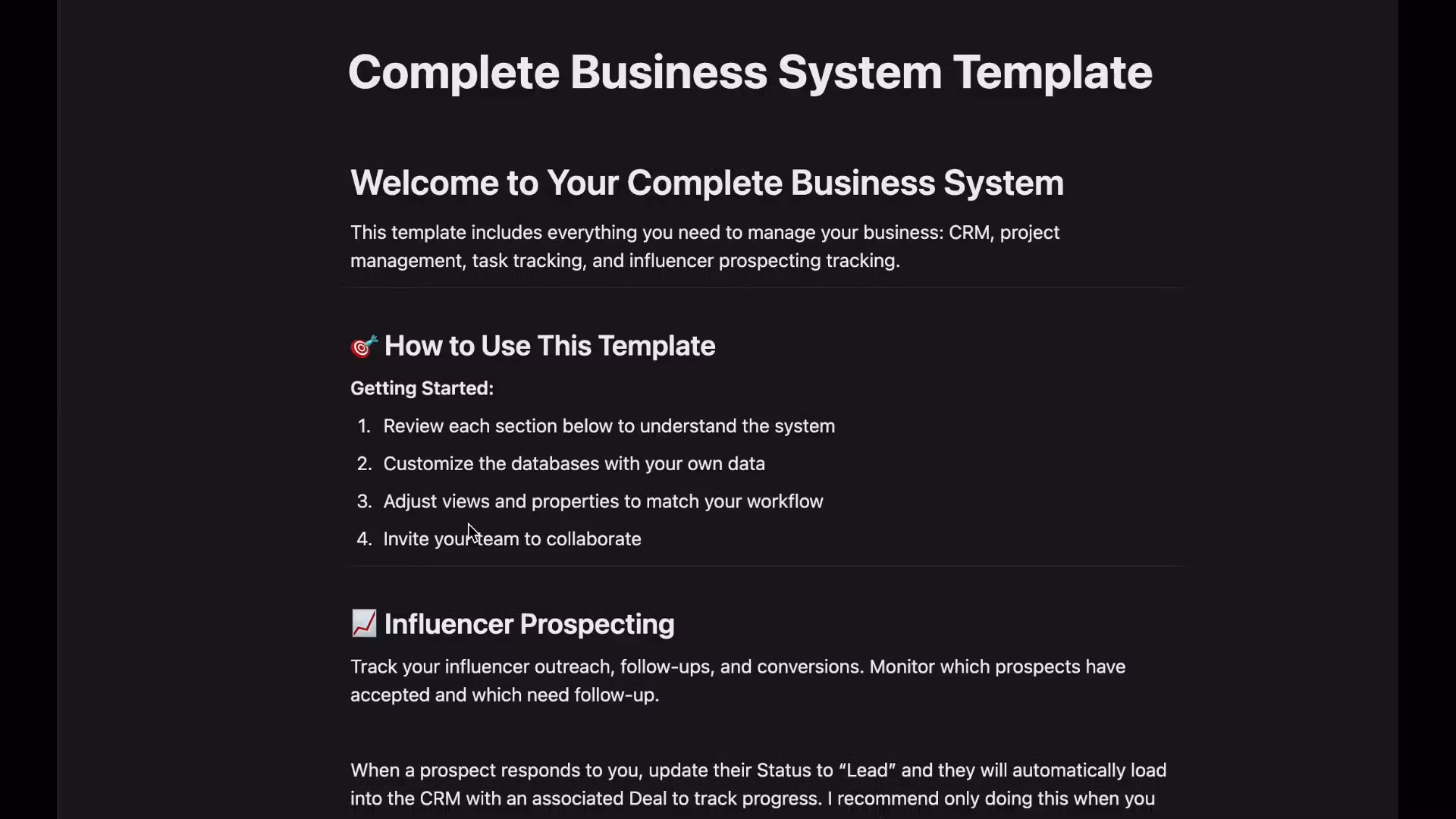 CBOS Biz Dev Suite