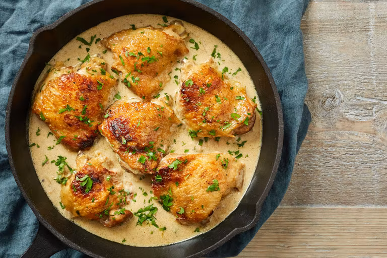 France-Poulet à la Moutarde