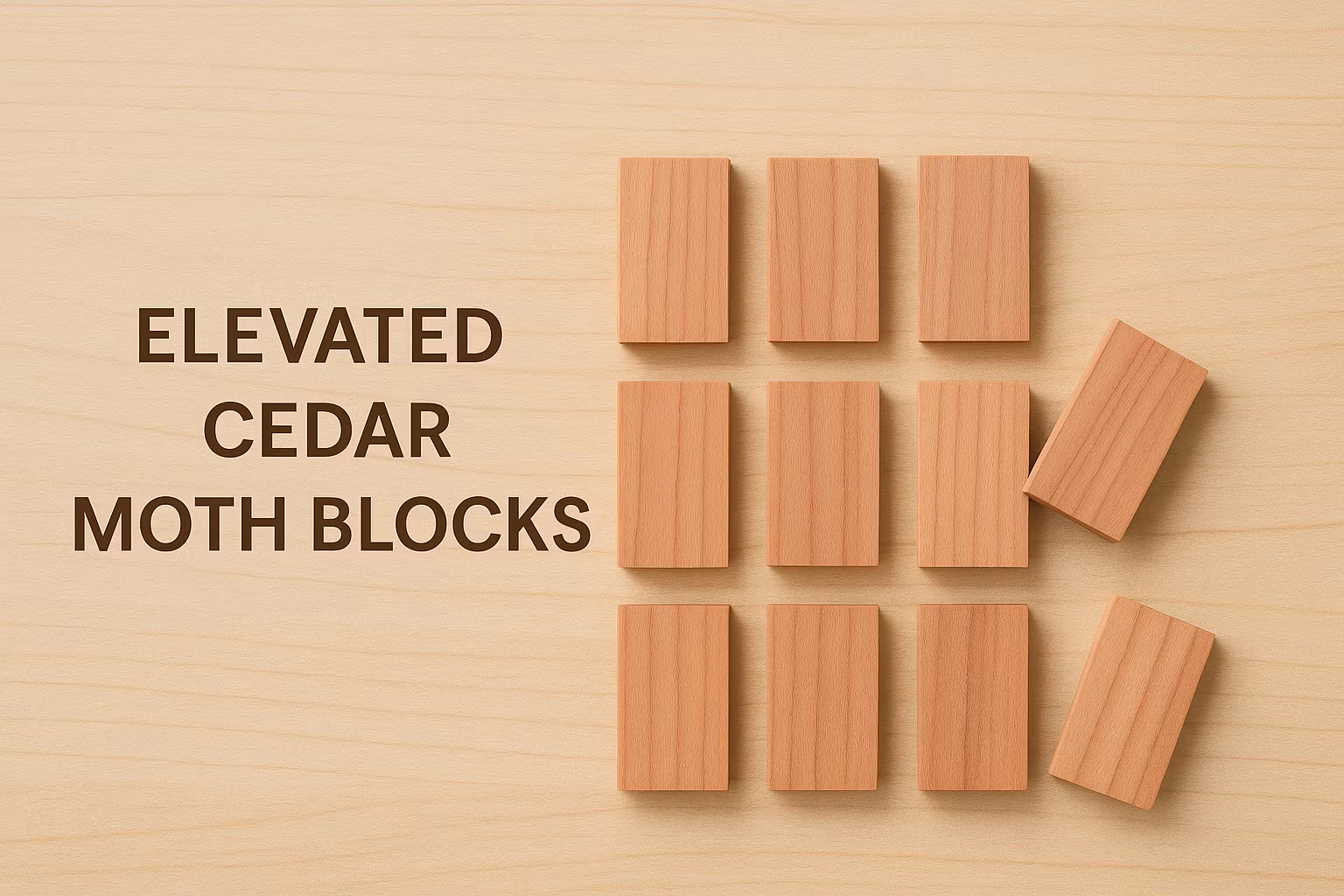 Elevated Cedar Moth Blocks
