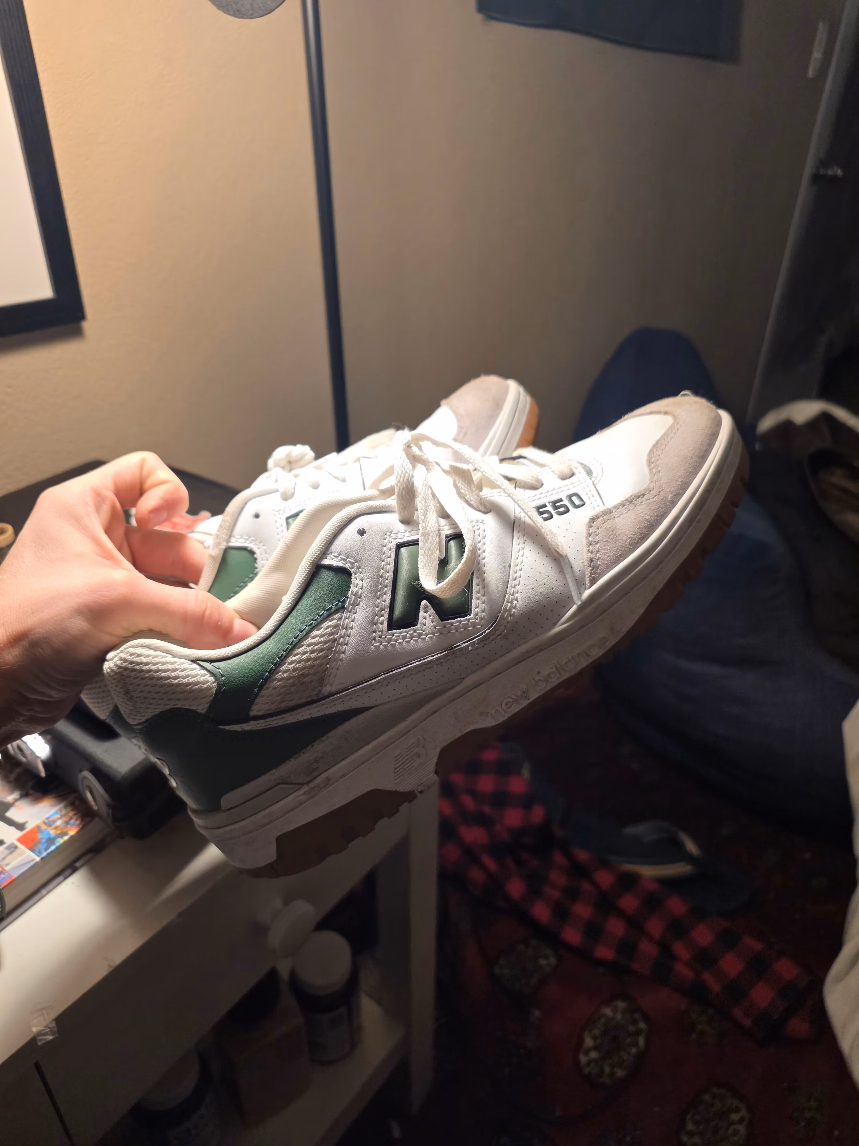 GREEN WHITE  Newbalance 550
